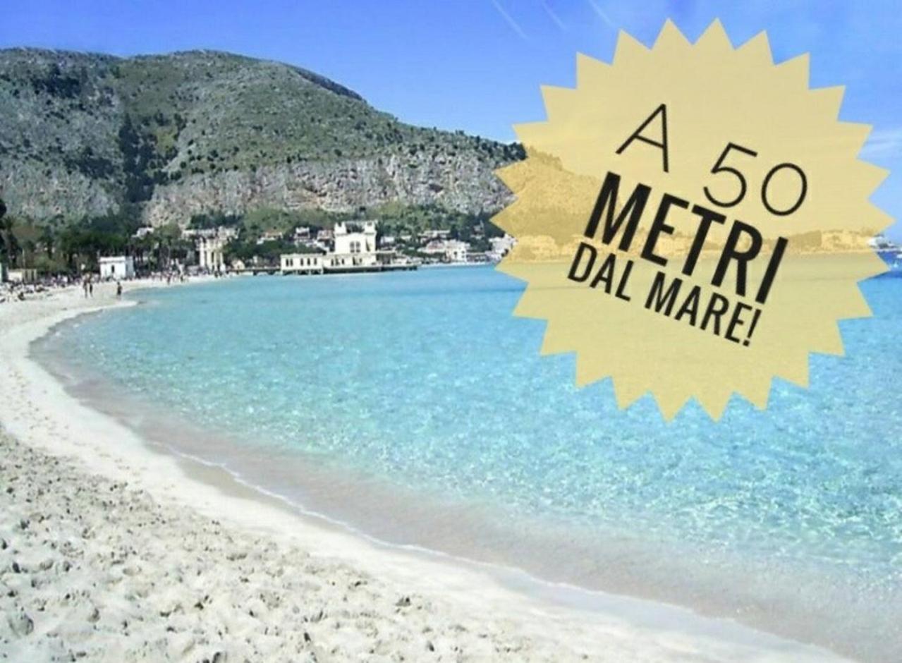 Villa Coral Mondello Palermo Bagian luar foto